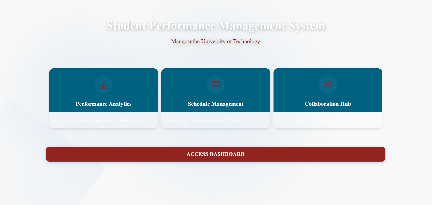 Student Performance System